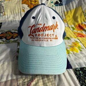 The Landmark Project Greenville, SC Trucker Hat - Blue/White/Aqua